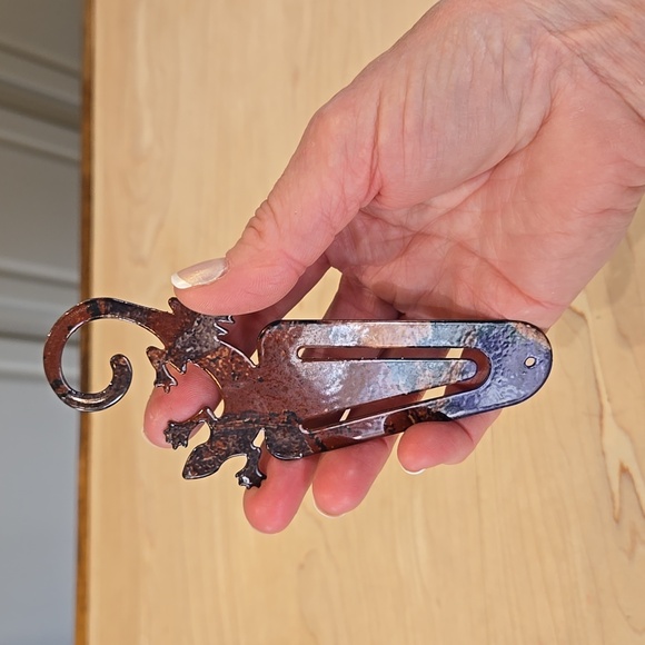 2 Metal bookmarks, enamel coated, multicolored - Picture 9 of 10